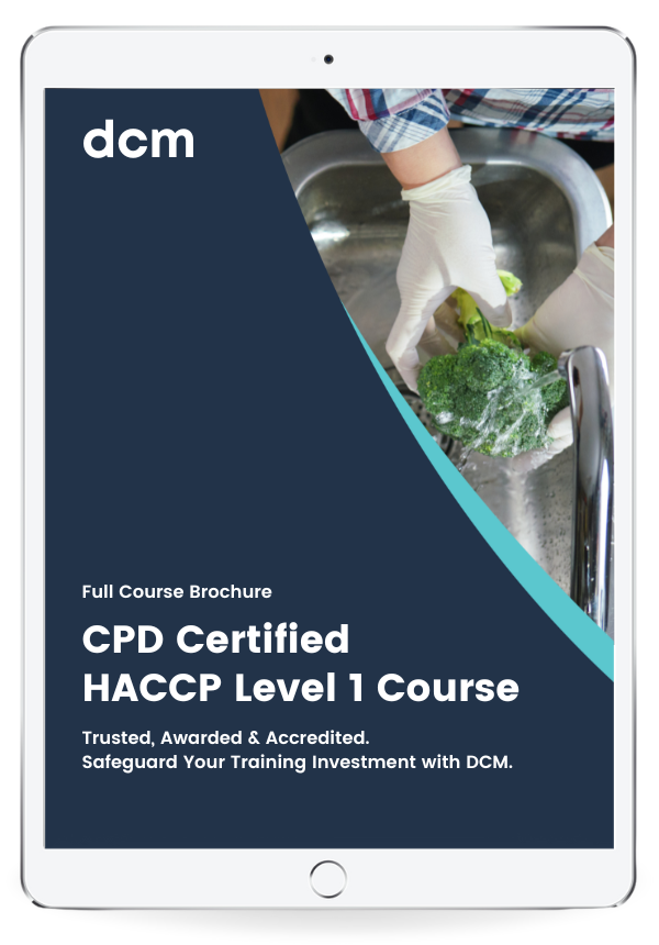 Get the CPD Certified HACCP Level 1 Online Course Brochure & 2025 Timetable Instantly